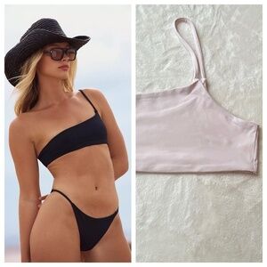 New! Free People x Toast Signature One-Shoulder Bikini top 19464